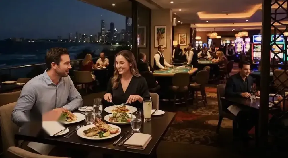 Signature dish being plated